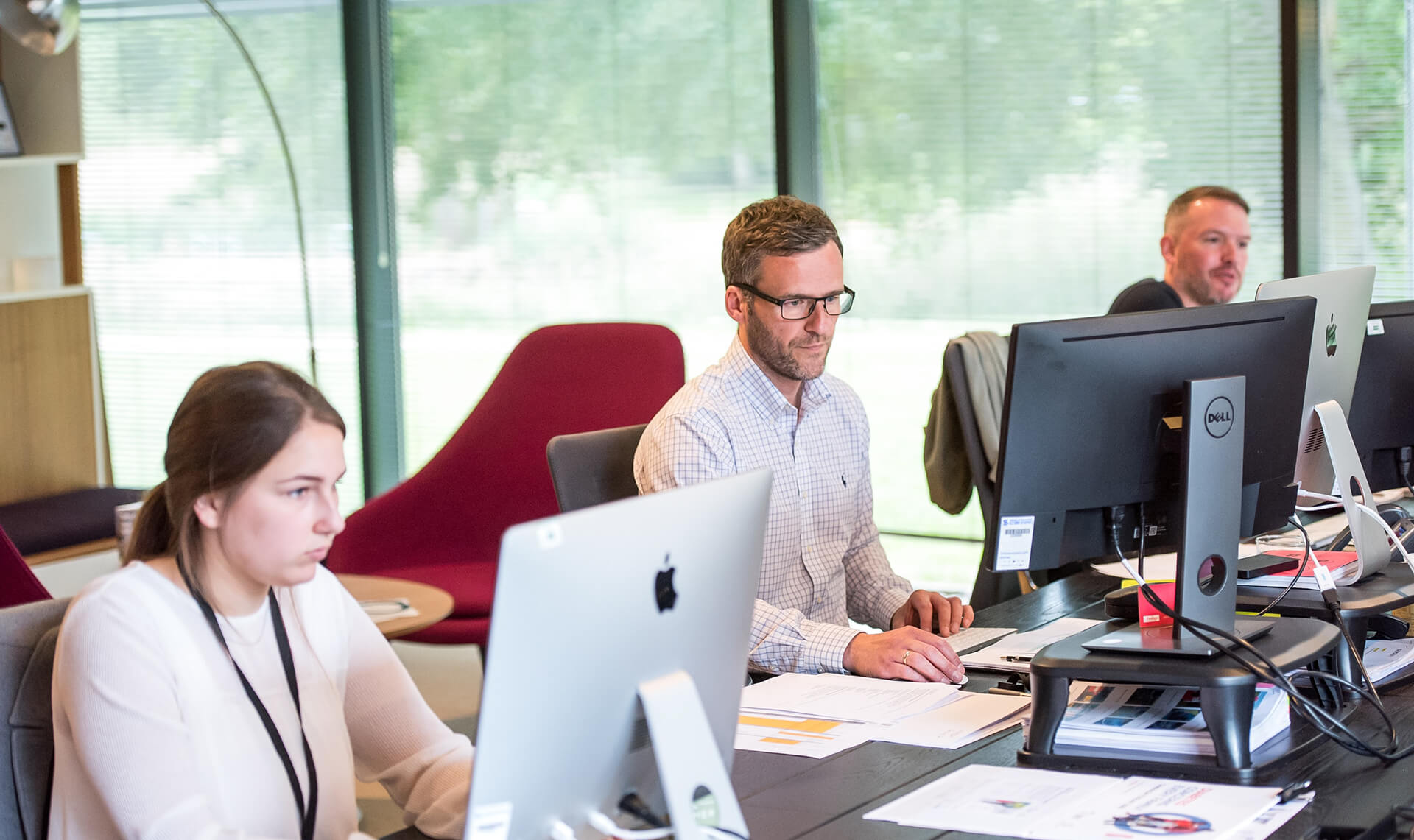 Designers collaborating on digital products